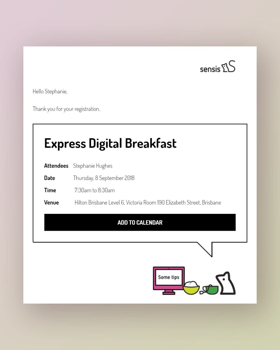 Sensis Express Digital Breakfast