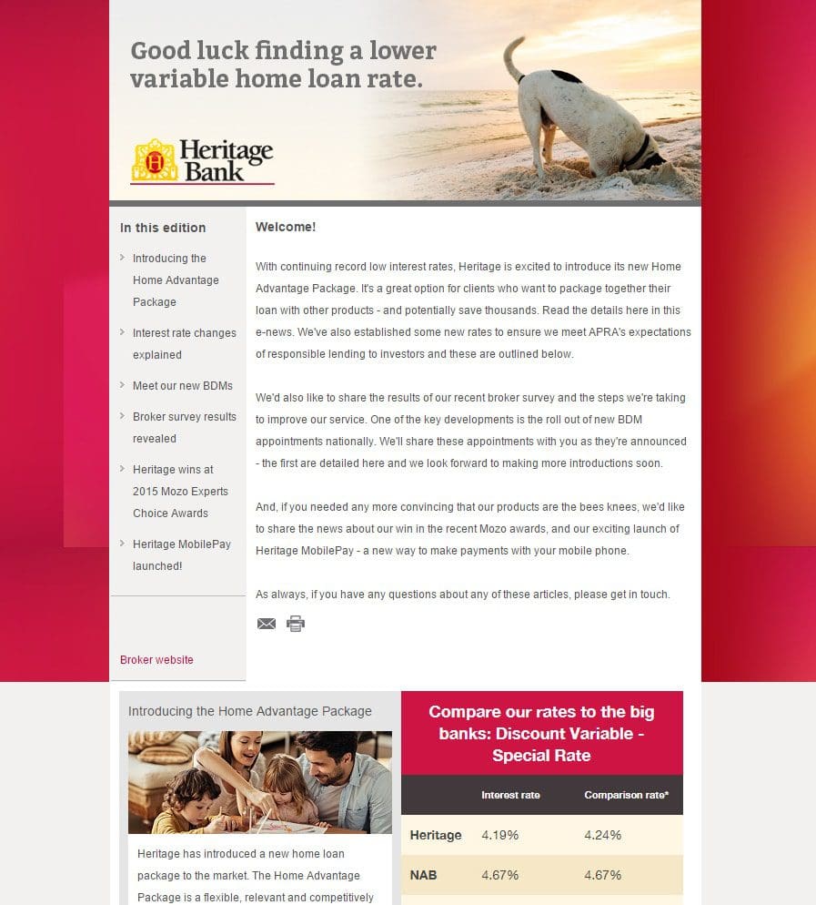 Heritage Bank eNews