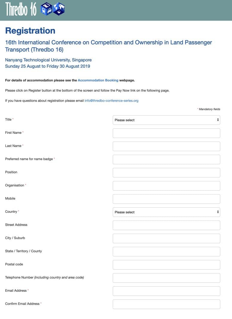event registration form template
