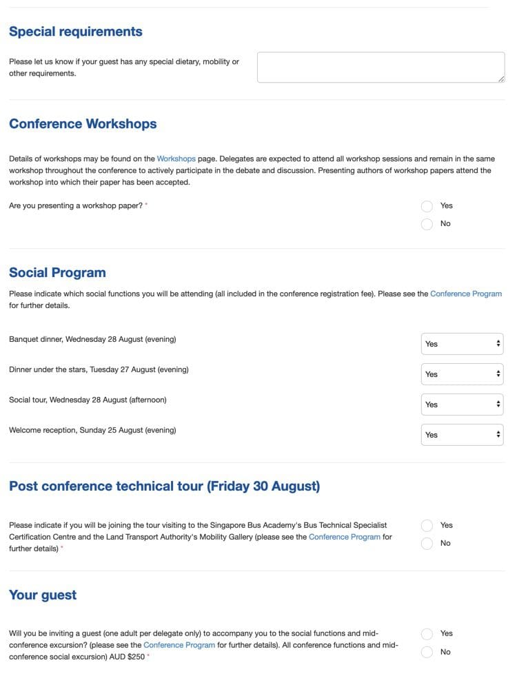 event registration form template swift digital