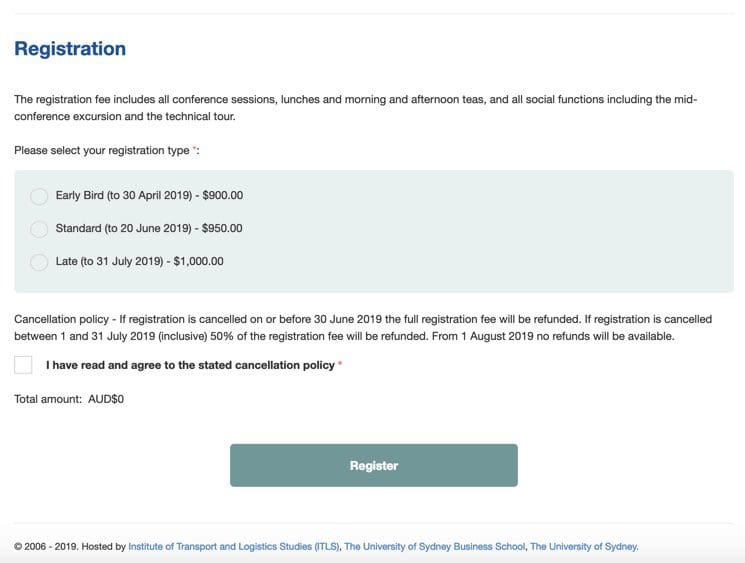 event registration form template swift digital