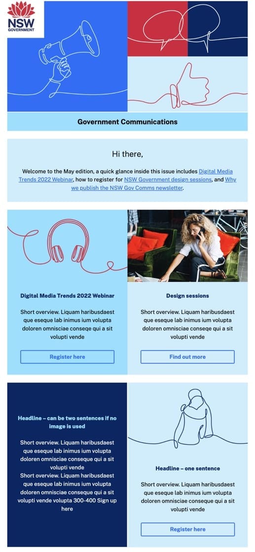 Email Newsletter - Customer Service NSW | Swift Digital