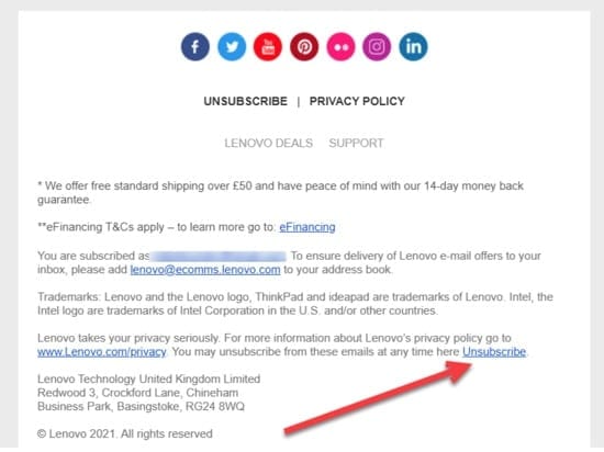 how to unsubscribe from unwanted emails 2