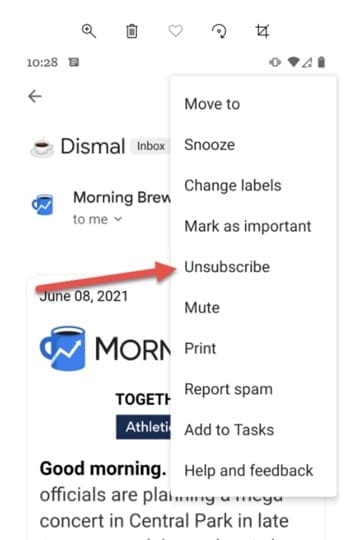 how to unsubscribe from unwanted emails 3a
