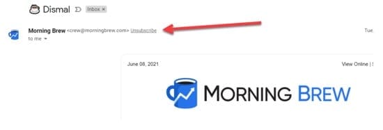 how to unsubscribe from unwanted emails 5