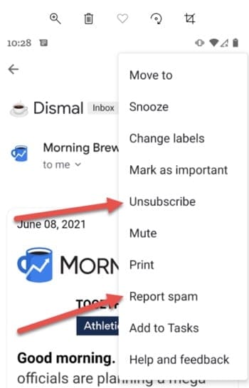 how to unsubscribe from unwanted emails 7