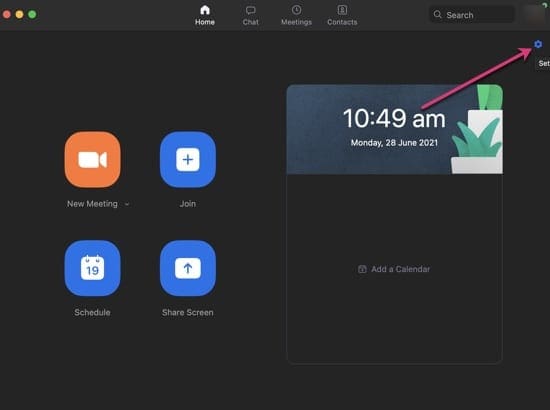 zoom virtual background blur