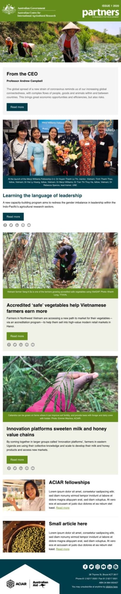 ACAIR newsletter