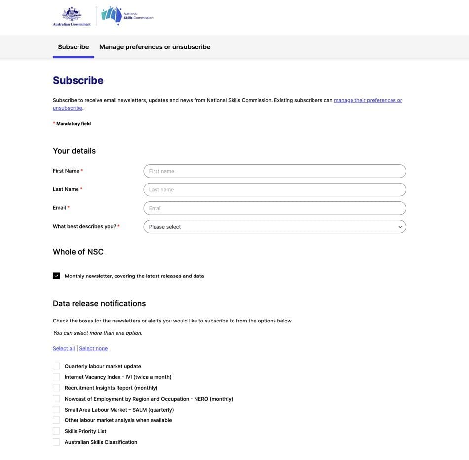 National Skills Commission